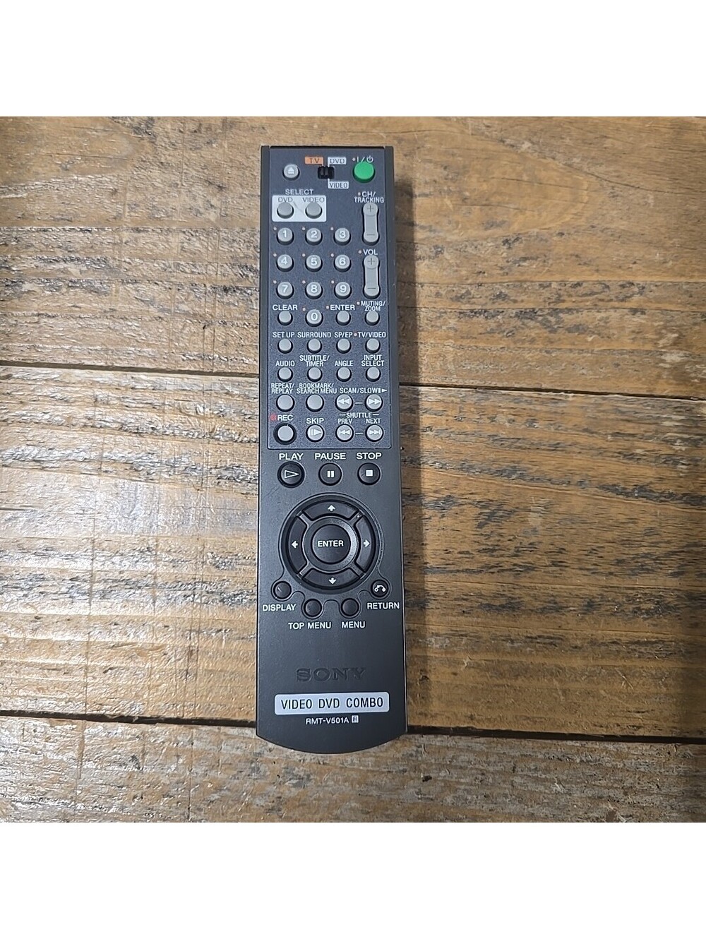 Sony RMT-V501A Remote For DVD VCR Combo Original OEM